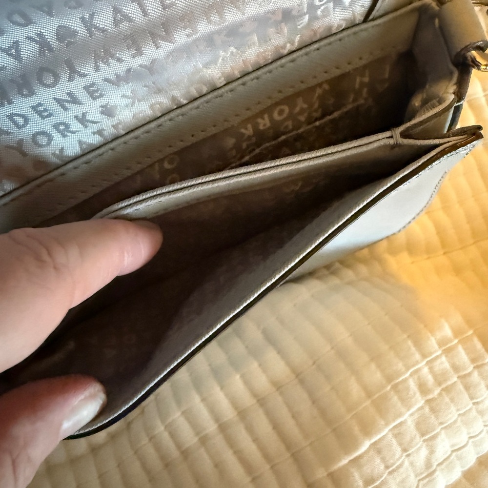 Gray//Pale Blue Crossbody Bag - Picture 3 of 4
